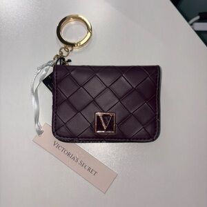 Victorias Secret Violet Foldable Card Case Keychain